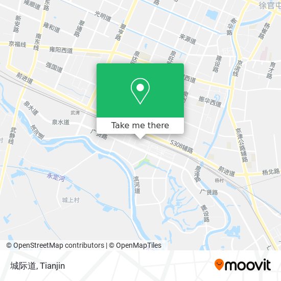 城际道 map