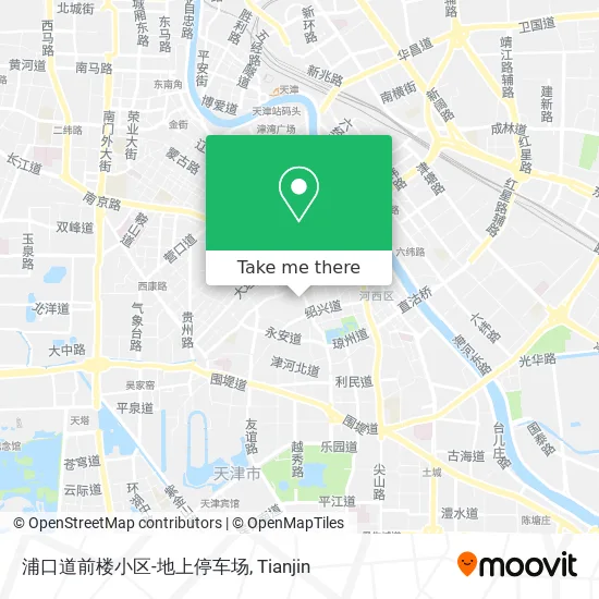 浦口道前楼小区-地上停车场 map