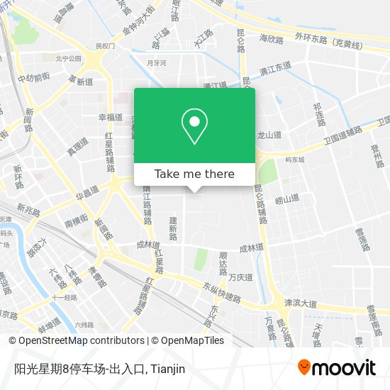 阳光星期8停车场-出入口 map
