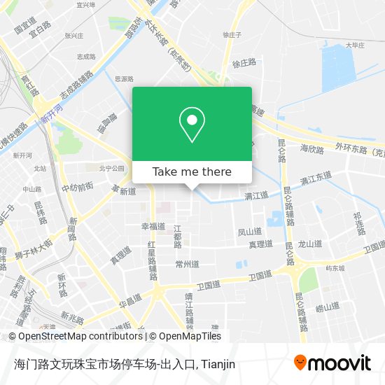 海门路文玩珠宝市场停车场-出入口 map