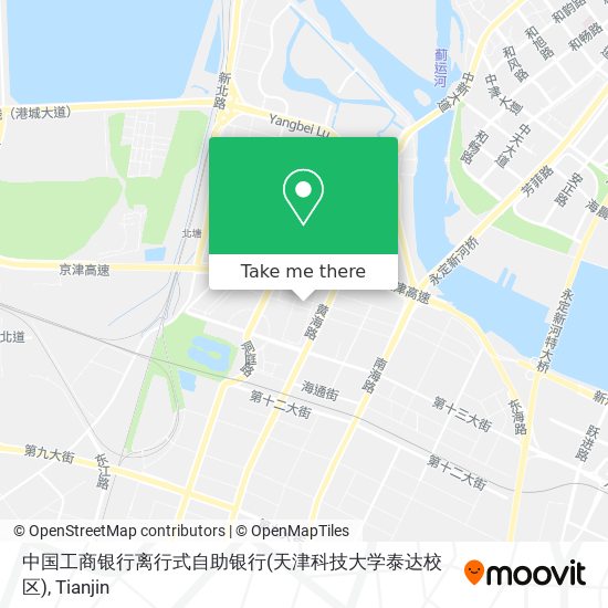 中国工商银行离行式自助银行(天津科技大学泰达校区) map