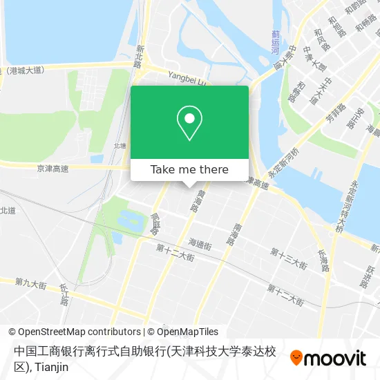 中国工商银行离行式自助银行(天津科技大学泰达校区) map