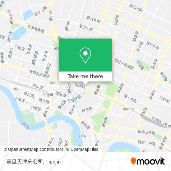 震旦天津分公司 map