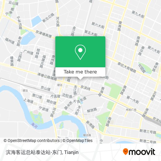 滨海客运总站泰达站-东门 map