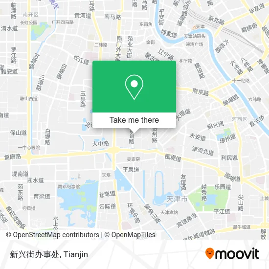 新兴街办事处 map