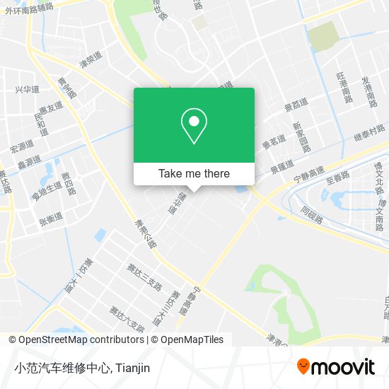 小范汽车维修中心 map