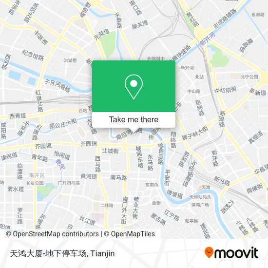 天鸿大厦-地下停车场 map