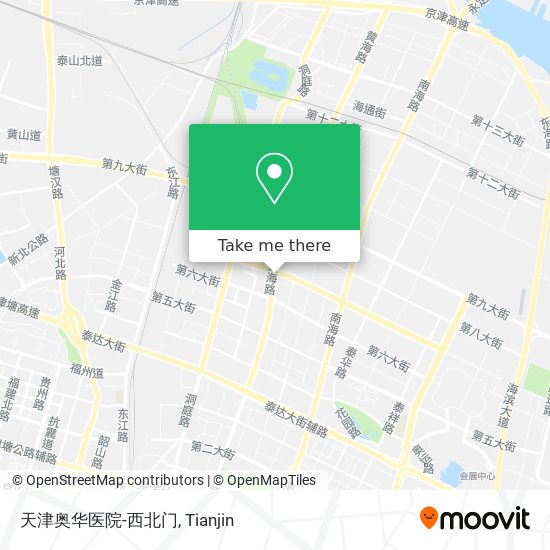 天津奥华医院-西北门 map