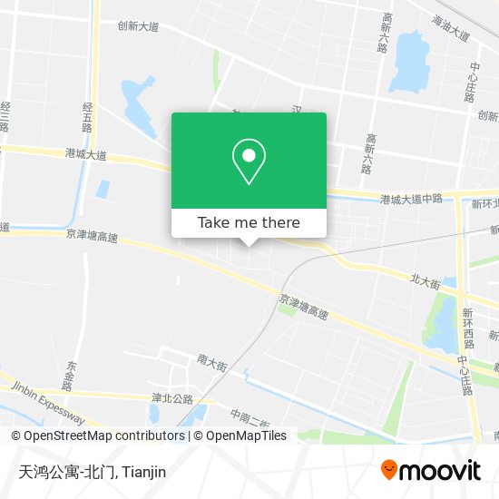 天鸿公寓-北门 map