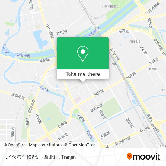 北仓汽车修配厂-西北门 map