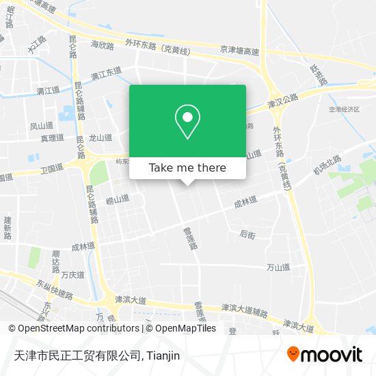 天津市民正工贸有限公司 map