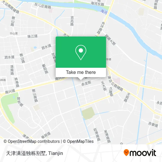 天津满溢独栋别墅 map