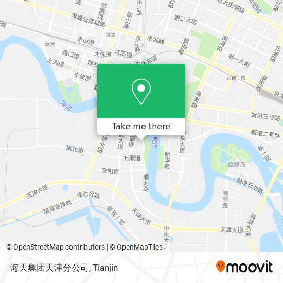 海天集团天津分公司 map