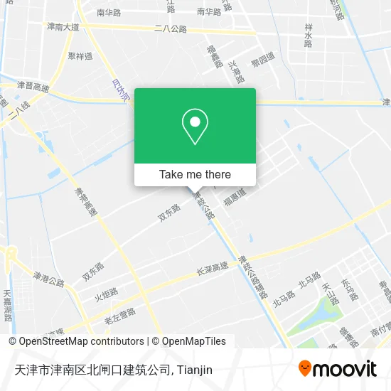 天津市津南区北闸口建筑公司 map