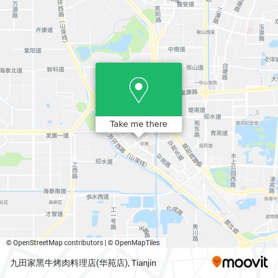 九田家黑牛烤肉料理店(华苑店) map