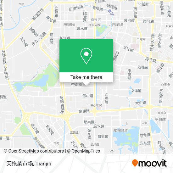 天拖菜市场 map