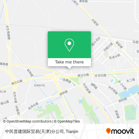 中民普建国际贸易(天津)分公司 map