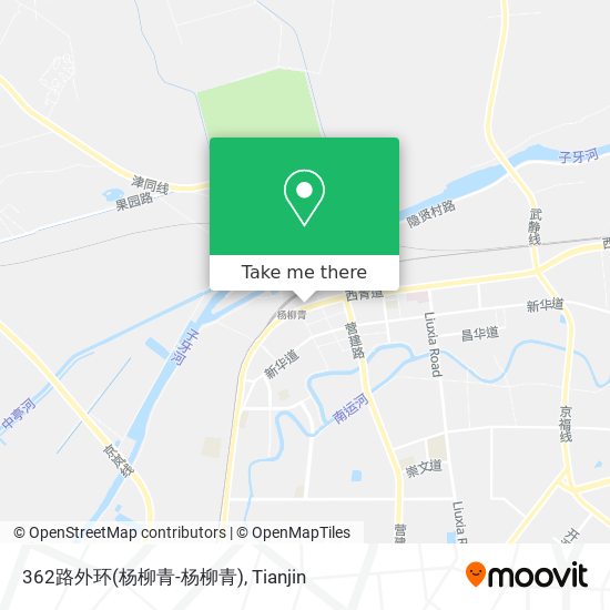 362路外环(杨柳青-杨柳青) map