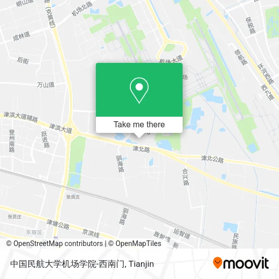 中国民航大学机场学院-西南门 map