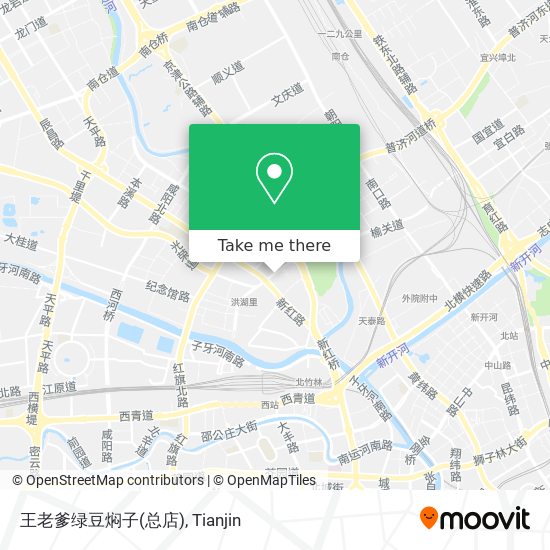 王老爹绿豆焖子(总店) map