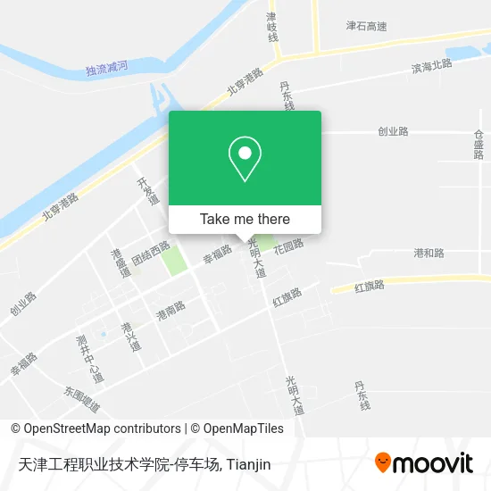 天津工程职业技术学院-停车场 map