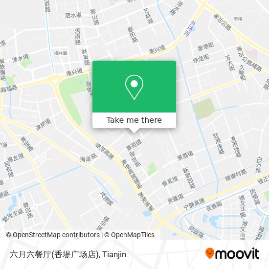 六月六餐厅(香堤广场店) map