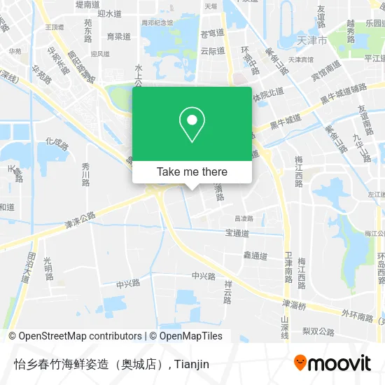 怡乡春竹海鲜姿造（奥城店） map