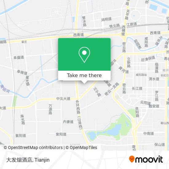 大发烟酒店 map
