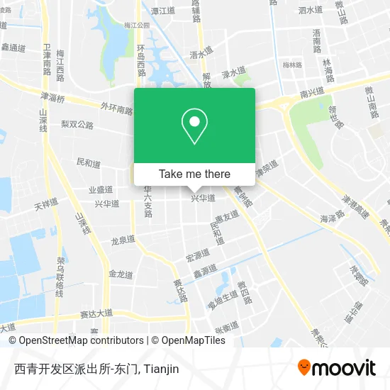 西青开发区派出所-东门 map