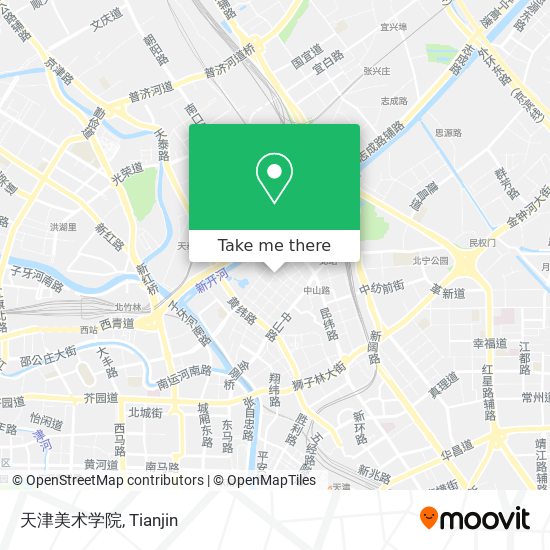 天津美术学院 map
