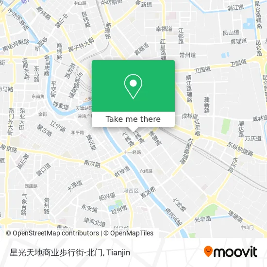 星光天地商业步行街-北门 map