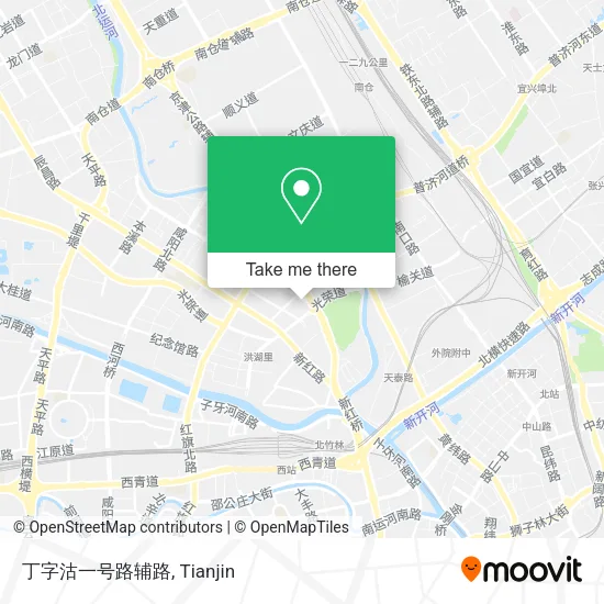 丁字沽一号路辅路 map