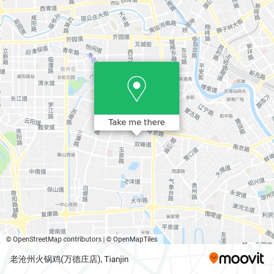老沧州火锅鸡(万德庄店) map