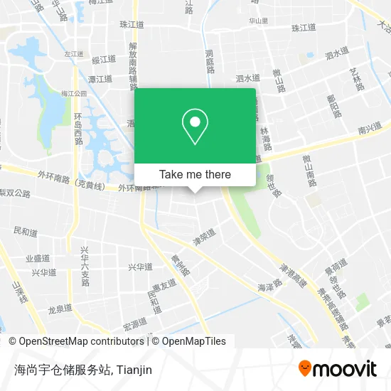 海尚宇仓储服务站 map
