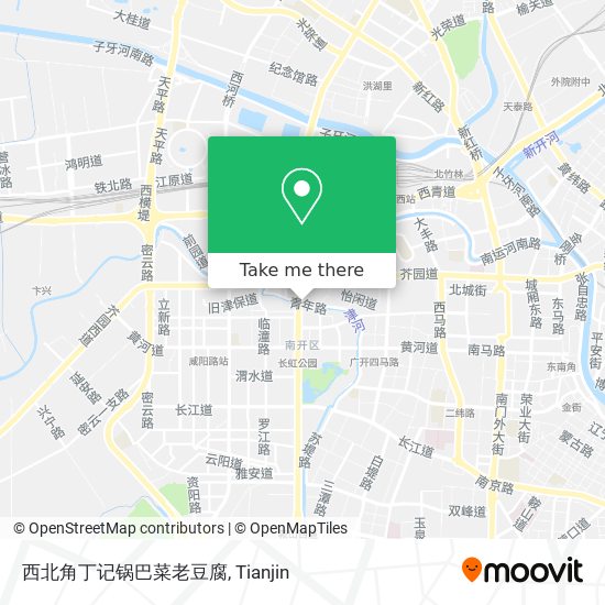 西北角丁记锅巴菜老豆腐 map