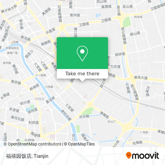 福禧园饭店 map