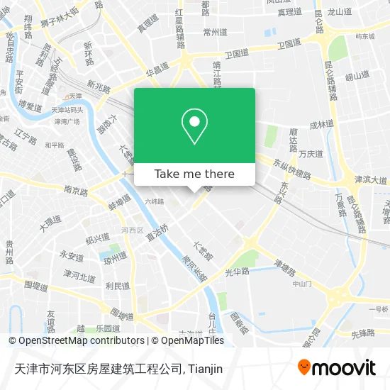 天津市河东区房屋建筑工程公司 map
