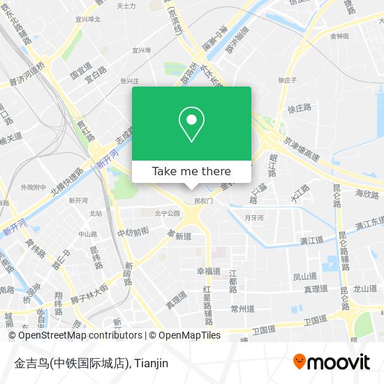 金吉鸟(中铁国际城店) map