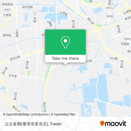 云云发廊(泰泽东里东北) map