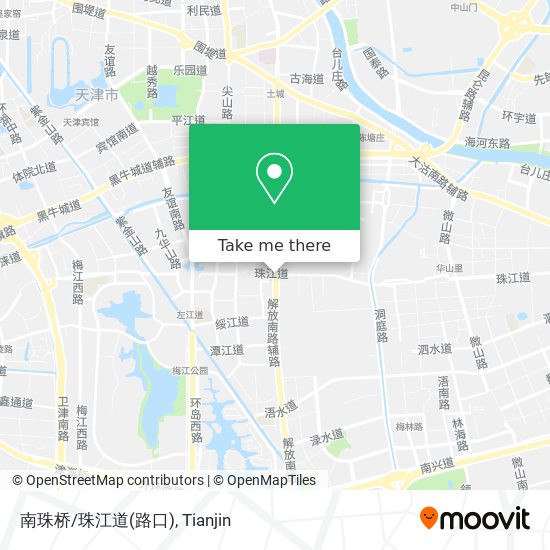 南珠桥/珠江道(路口) map