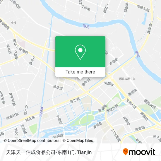 天津天一信成食品公司-东南1门 map