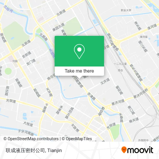 联成液压密封公司 map