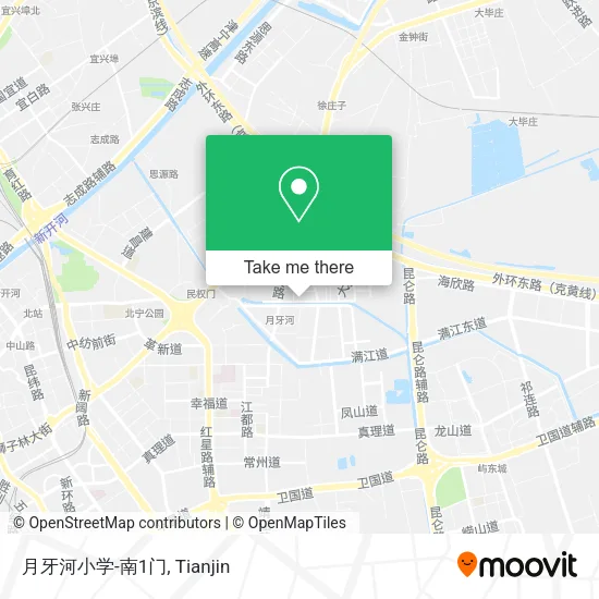 月牙河小学-南1门 map