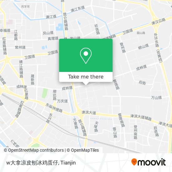 w大拿凉皮刨冰鸡蛋仔 map