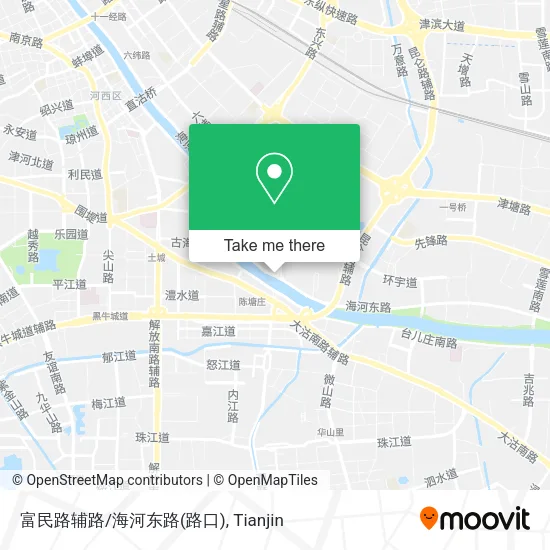 富民路辅路/海河东路(路口) map