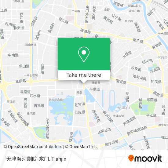 天津海河剧院-东门 map