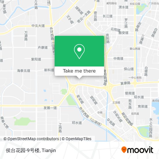 侯台花园-9号楼 map