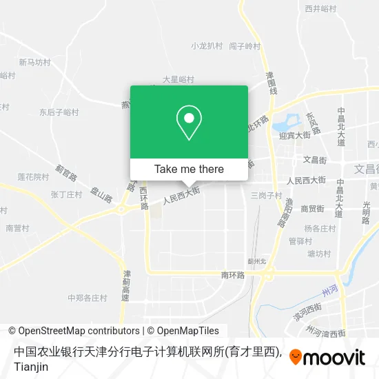 中国农业银行天津分行电子计算机联网所(育才里西) map