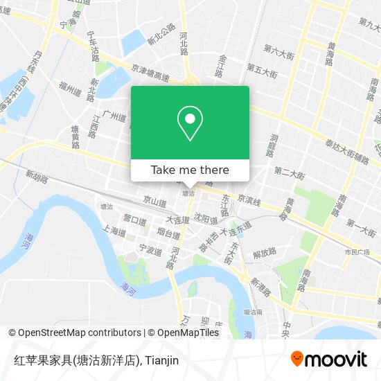 红苹果家具(塘沽新洋店) map