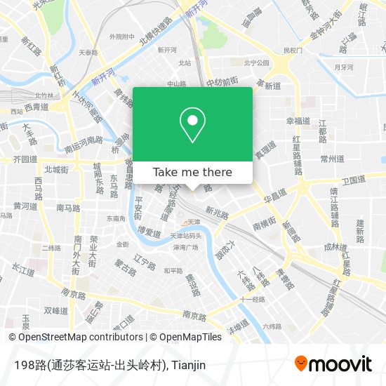 198路(通莎客运站-出头岭村) map